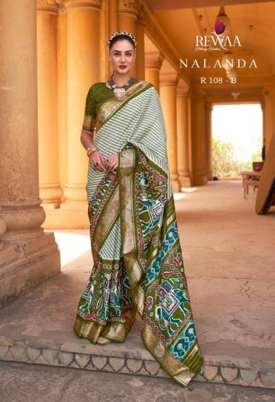 Nalanda By Revaa Traditional Festive Wear Beautiful Dola Silk Saree Collection